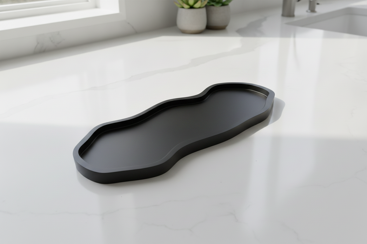 Long Curve Collection Plate
